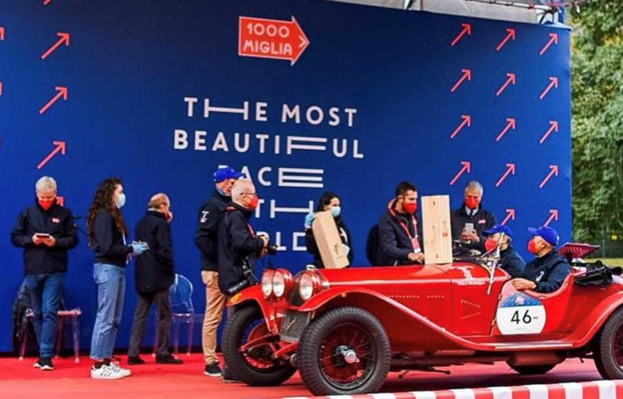 The overall winner with the starting number 46, hats off to ANDREA VESCO and ROBERTO VESCO in an Alfa Romeo 6C 1750 