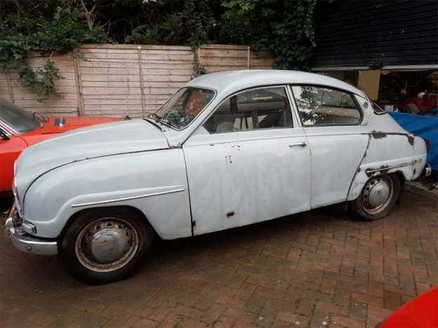 1964 Saab 96 “Bull Nose” for Sale – one family owner from new