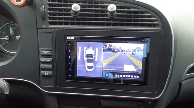 360 Degree Panoramic View Camera System in Saab Cars