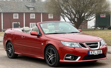 Saab 9-3 Aero Cabriolet Independence Edition: A Rare Gem to Be Auctioned at the 2024 Saab Festival in Trollhättan.