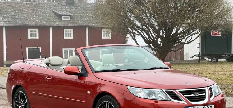 Saab 9-3 Aero Cabriolet Independence Edition: A Rare Gem to Be Auctioned at the 2024 Saab Festival in Trollhättan.