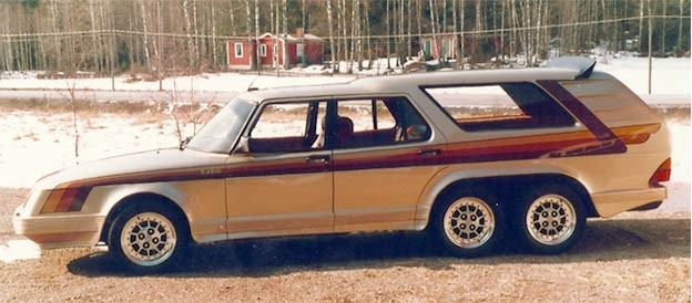 Saab 906 Turbo 6-wheel