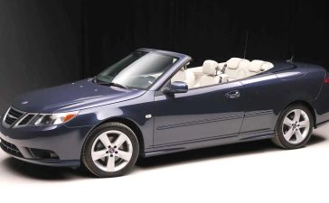 Immaculate 2010 Saab 9-3 Convertible in Nocturne Blue Metallic—just 6,000 miles of careful driving, a rare second chance for Saab enthusiasts.