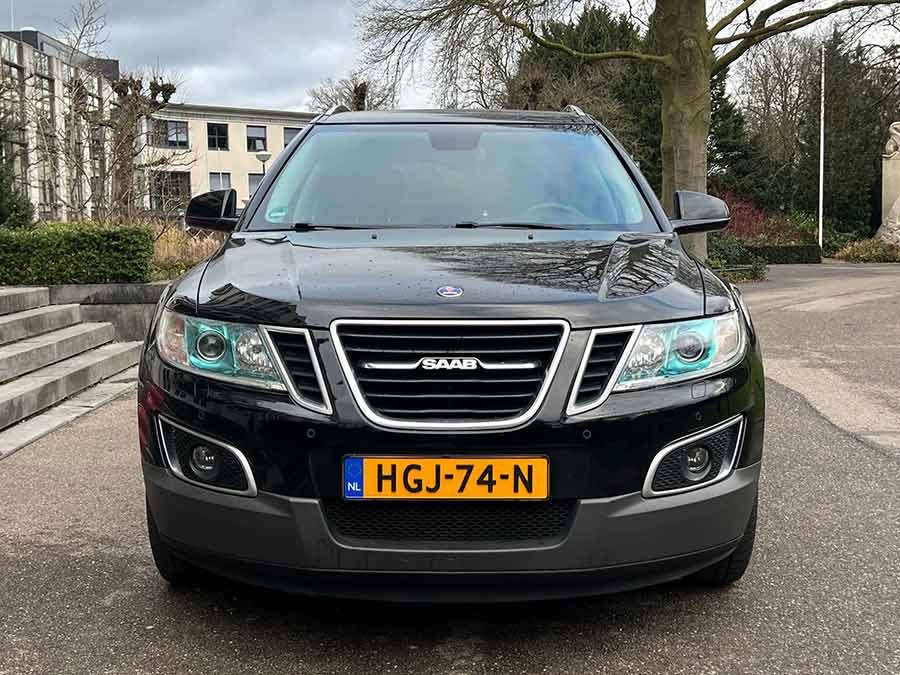 The Saab 9-4X Aero – a rare and powerful SUV with distinctive Saab design, featuring a bold front fascia, signature grille, and advanced XWD system.