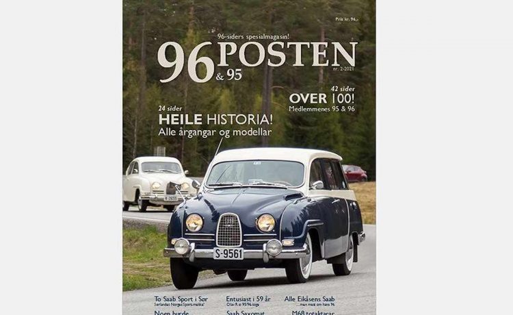 96&95-Posten, the new Special Edition of 9-Posten with articles only about Saab 95&96 (M60-M80), is soon available in the GSV.no webshop.