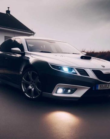 Saab 9-3 created by artificial intelligence