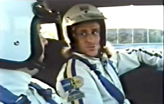 Bjorn Borg & Stig Blomqvist in Saab 900 Turbo