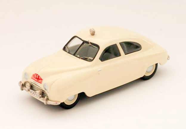 Grety Molander's Saab - scale model 1/43