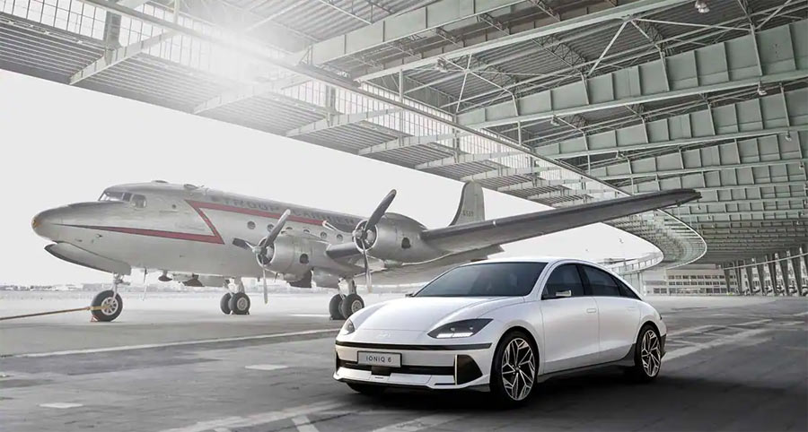 The connection of the IONIQ 6 model with aviation is not accidental