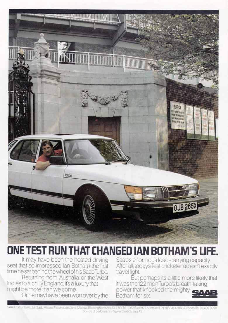 Ian Botham for SAAB