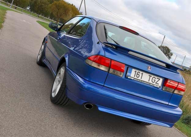 Lightning Blue Saab 9-3 Coupe Project Car for Sale