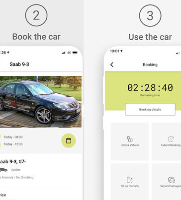 NEVS Share Application / Car Sharing