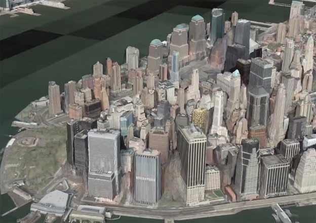 New York as seen in a Vricon promotional video.