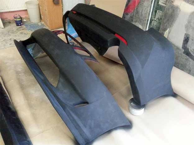 New bumpers for Saab 9-3 SS