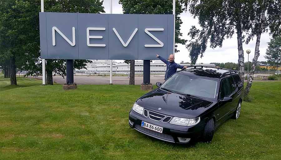 Peter Olsen and his Saab 9-5 Troll-R