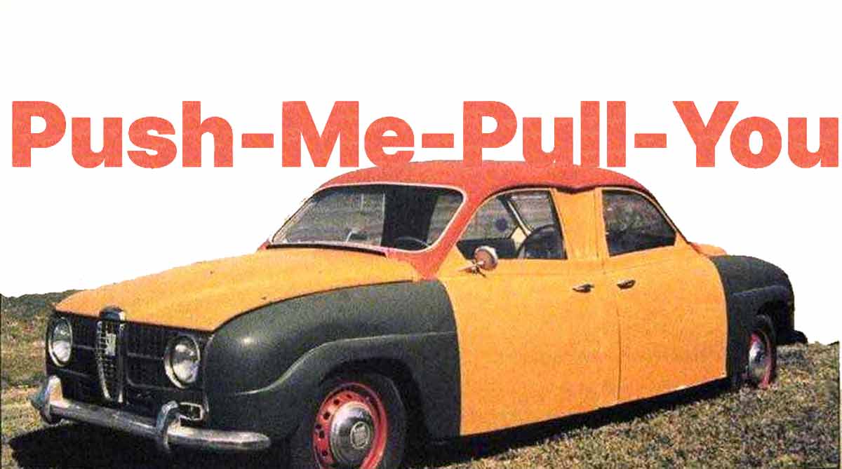 Push-Me-Pull-You Saab-96