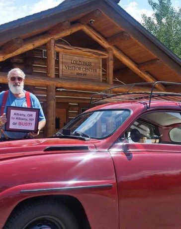 Ray Kopczynski and his Saab 96