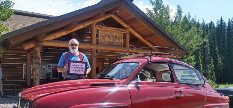 Ray Kopczynski and his Saab 96