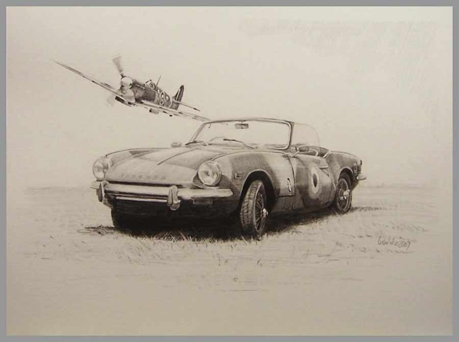 Triumph Spitfire Mk.3 + Supermarine Spitfire Mk.V