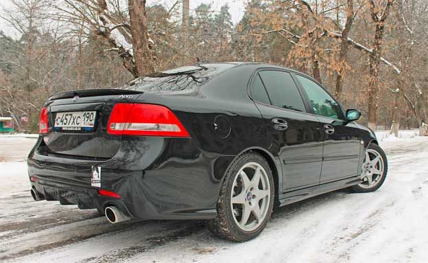 Tuned Saab 9-3 Aero from Moscow