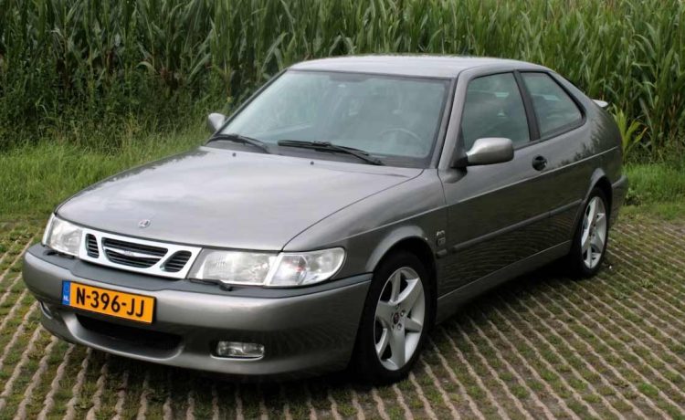 Captivating Classic: The Saab 9-3 Aero Coupe in all its Vintage Splendor, a Fusion of Elegance and Power on Four Wheels.