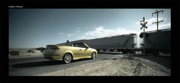 Saab 9-3 Convertible Promo Website