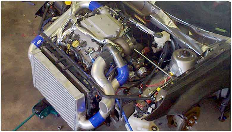 Saab 9-3 SSR Drag race engine