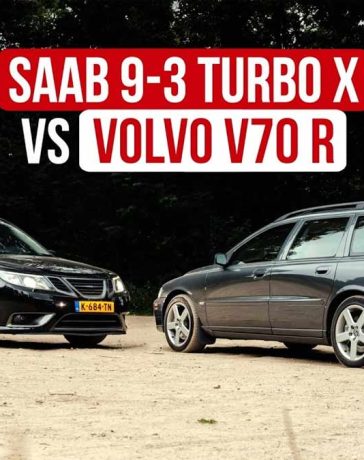 Saab 9-3 Turbo X SportCombi vs. Volvo V70 R