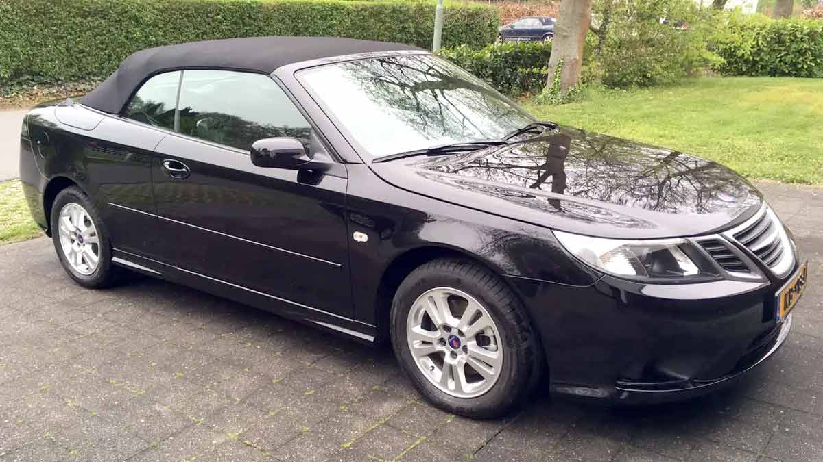 The Saab 9-3 Convertible, a Rare Find in the Netherlands with Only 7,850 KM on the Odometer.