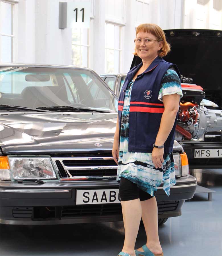 Pia Åkesson and Saab 9000