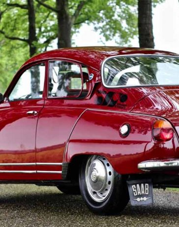 This beautiful Saab 96 V4 was fully restored almost 10 years ago