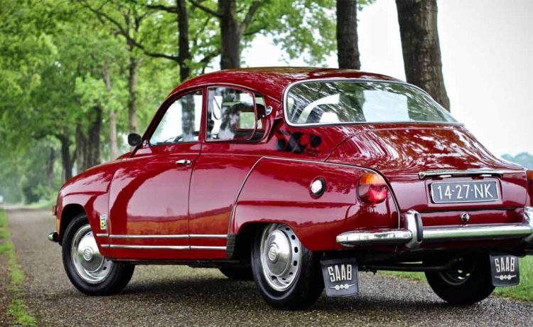 This beautiful Saab 96 V4 was fully restored almost 10 years ago