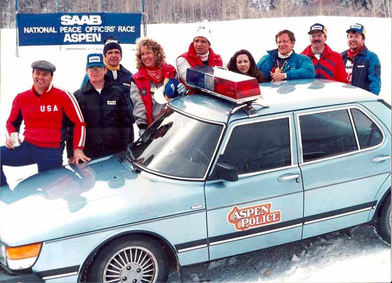 Aspen Police Department Saab 900