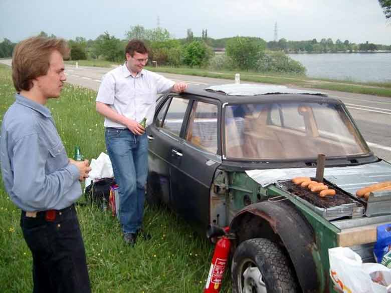 Saab 900 Barbeque