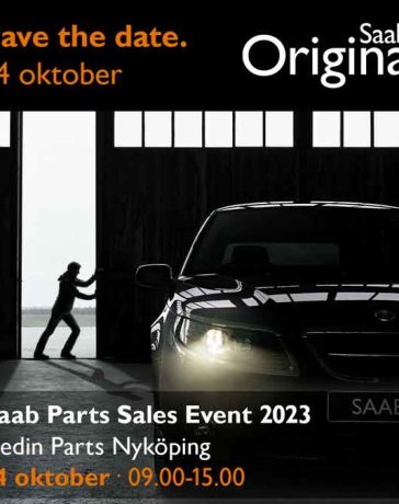 Original Saab Parts Event Sales