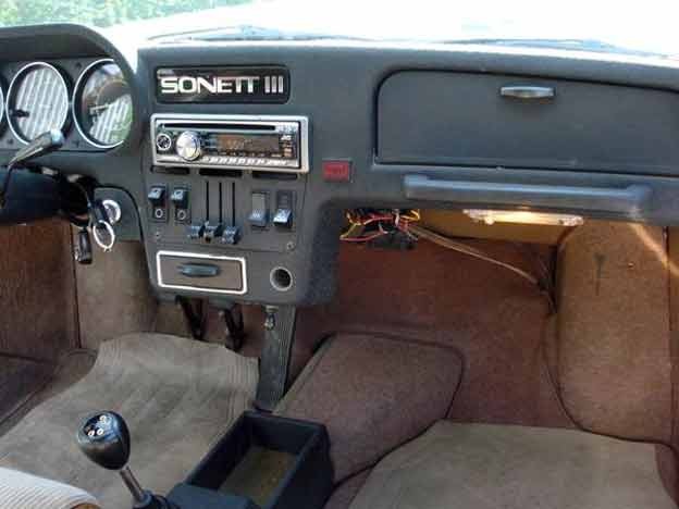 Saab Sonett II interior