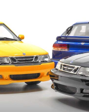 The Saab 9-3 Viggen Coupe 1998 1/18 Scale Model