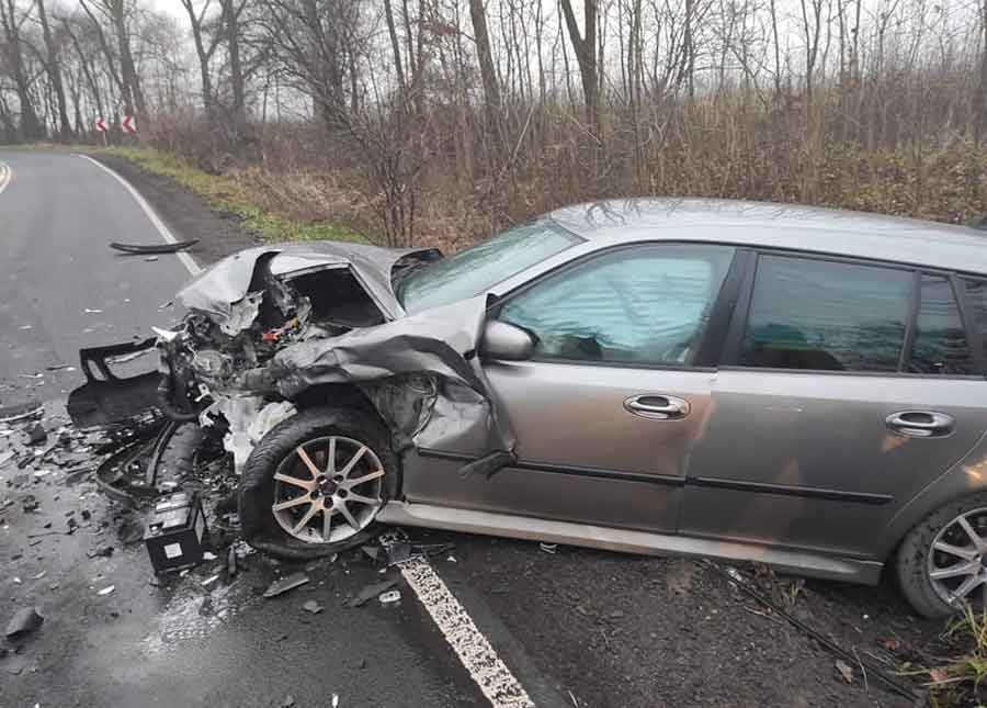 Saab 9-3 Wagon After Traffic Accident