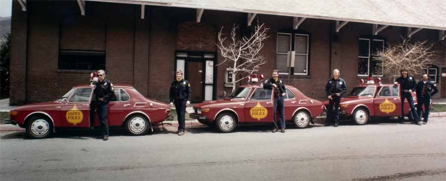 Saab as A special police cars history in Aspen