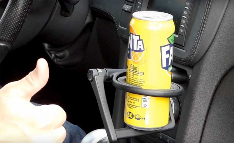 Saab cup holder upgrade