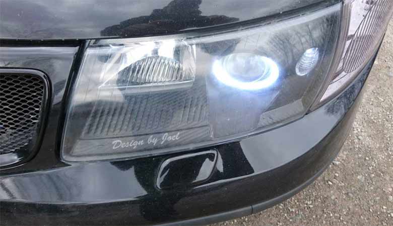 Saab Custom Headlightsq