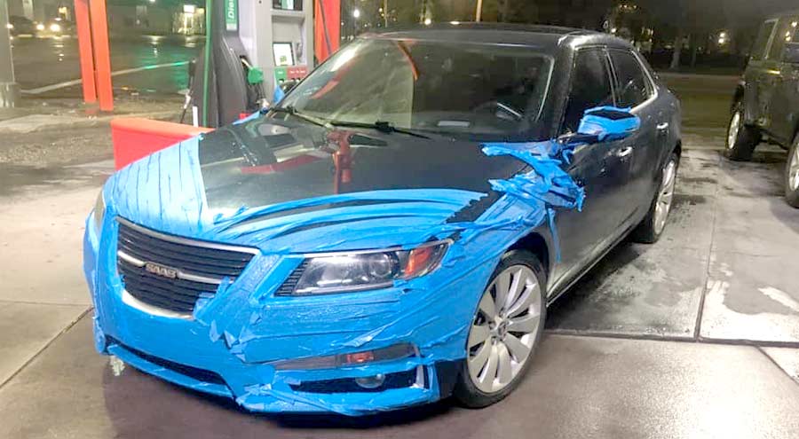 Saab paint protection