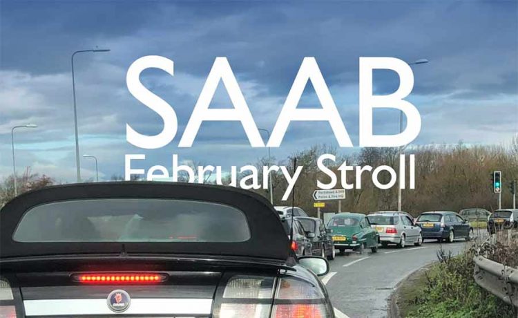 Saab February stroll