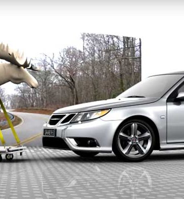 Saab vs Moose Test