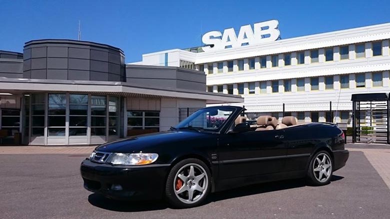 Saab with Hirsch wheels