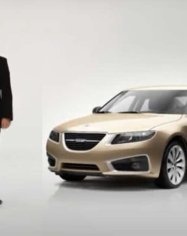 Simon Padian in 2010 Saab 9 5 NG promo intro