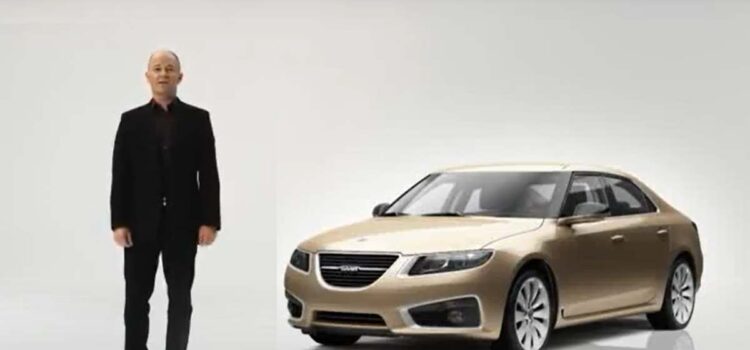 Simon Padian in 2010 Saab 9 5 NG promo intro