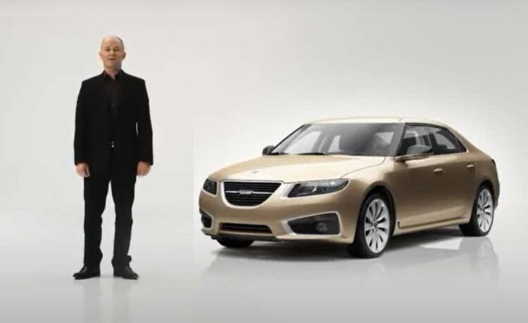 Simon Padian in 2010 Saab 9 5 NG promo intro