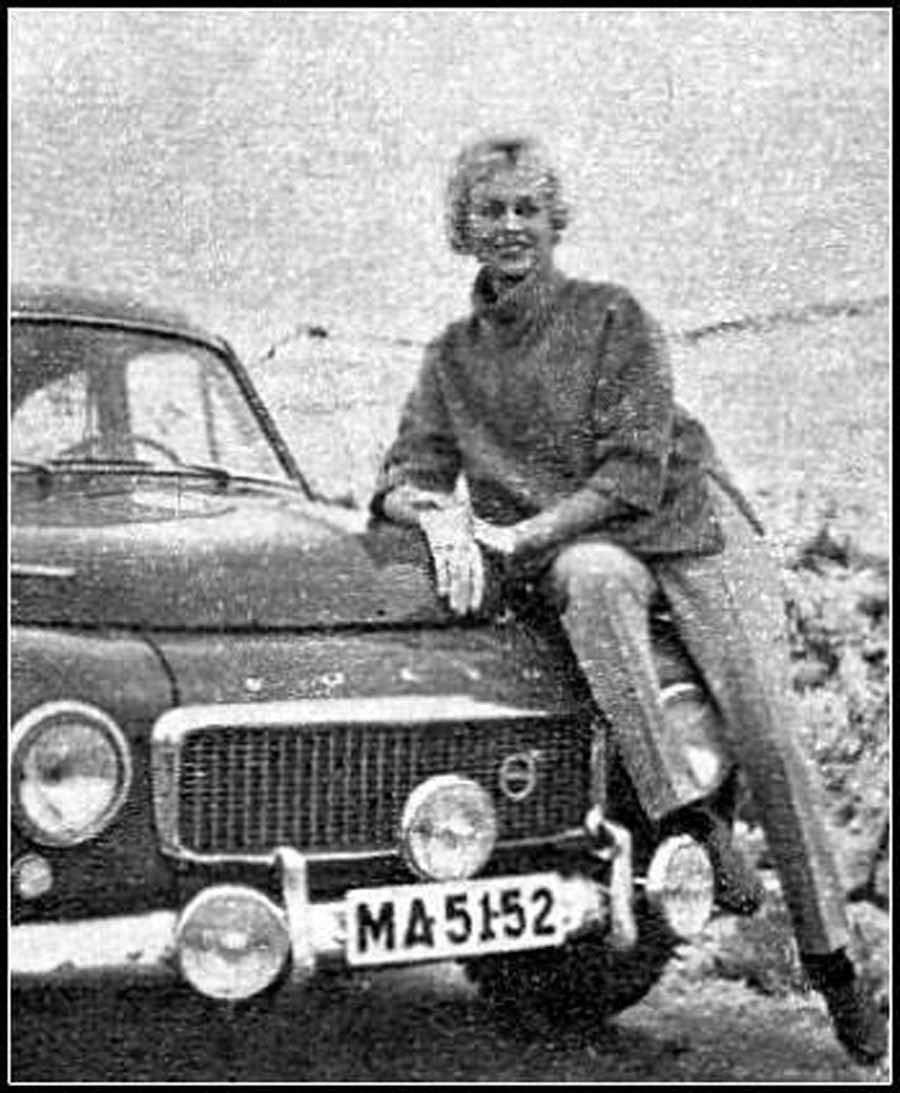 Volvo PV544 Sport, Ewy Rosqvist / Ursula Wirth, Rajd Monte Carlo 1962