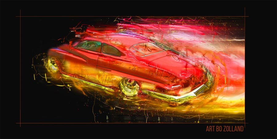 Saab 96 artwork